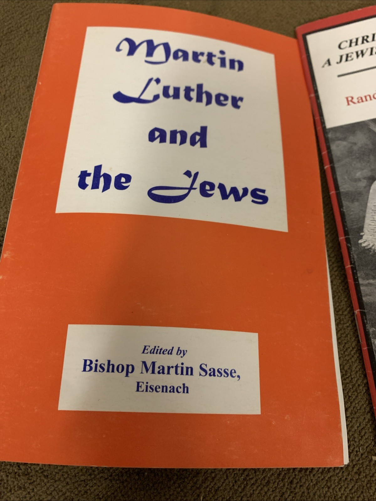 Martin Luther And The Jews Bishop Martin Sasse Eisenach
