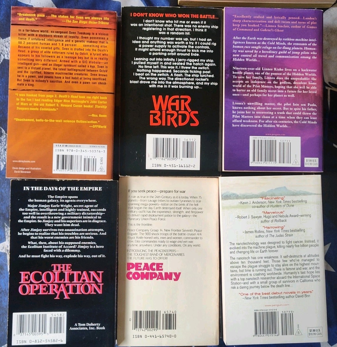 Lot Of 24 Science Fiction PB Books John Barnes Steve Miller Mitchell Modesitt,JR