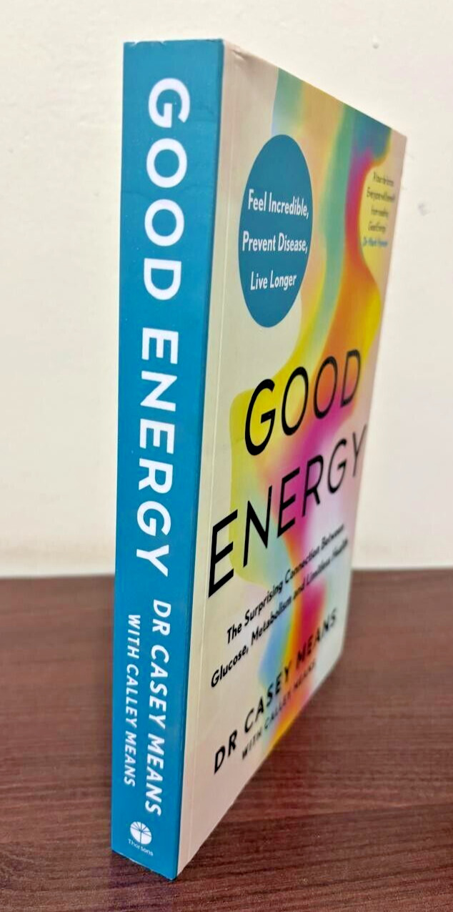 Good Energy by Dr. Casey Means NEW Paperback……..