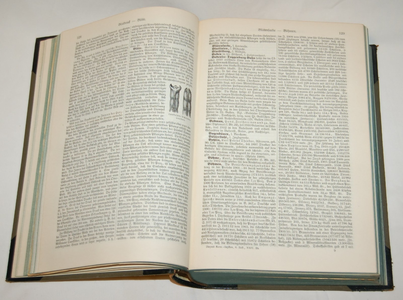 ANTIQUE BOOK Meyers Konversations-Lexikon ENCYCLOPEDIA Vol. 24 1911-1912 Germany