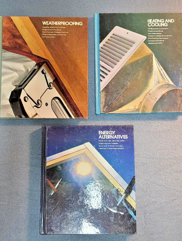 Time Life Home Repair and Improvement – Lot of 3 Home Energy Projects DIY Books