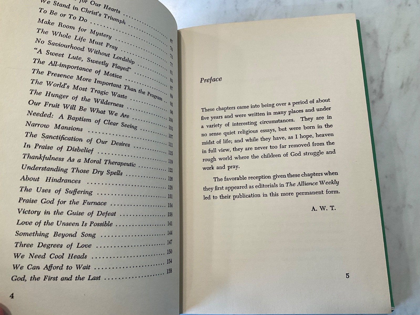 The Root of the Righteous 1955 A. W. Tozer First Edition Hardcover