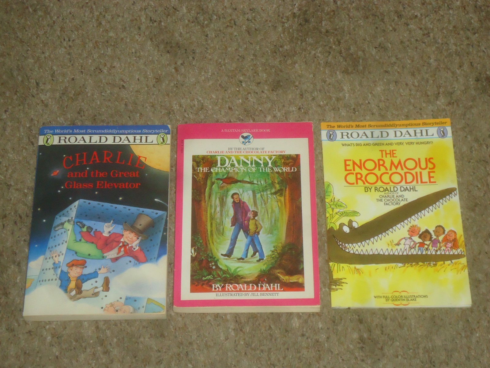 Lot 23 Roald Dahl 22 Books 1 DVD Matilda BFG Twits Witches Charlie Fantastic Mr.