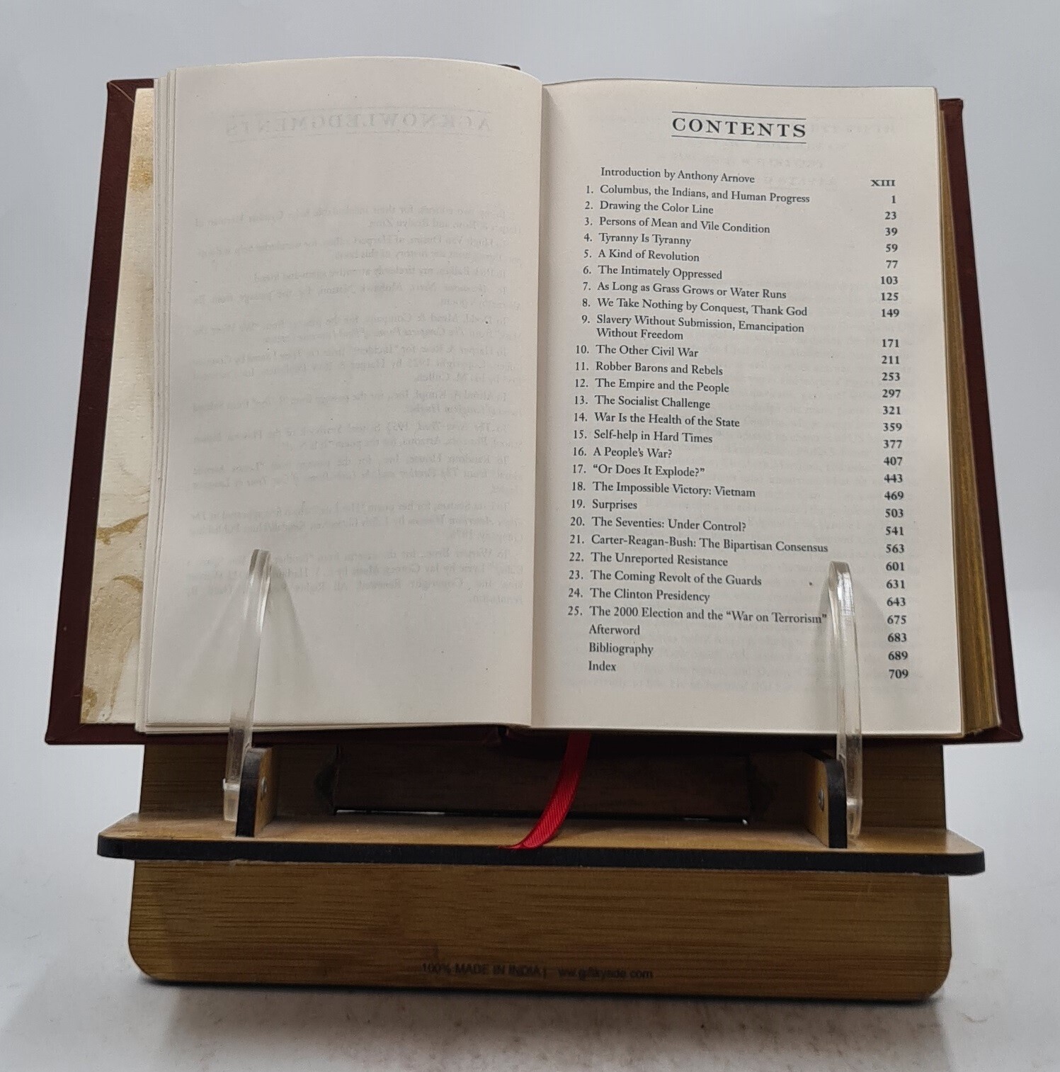 A People’S History Of The United States [Premium Leather Bound]
