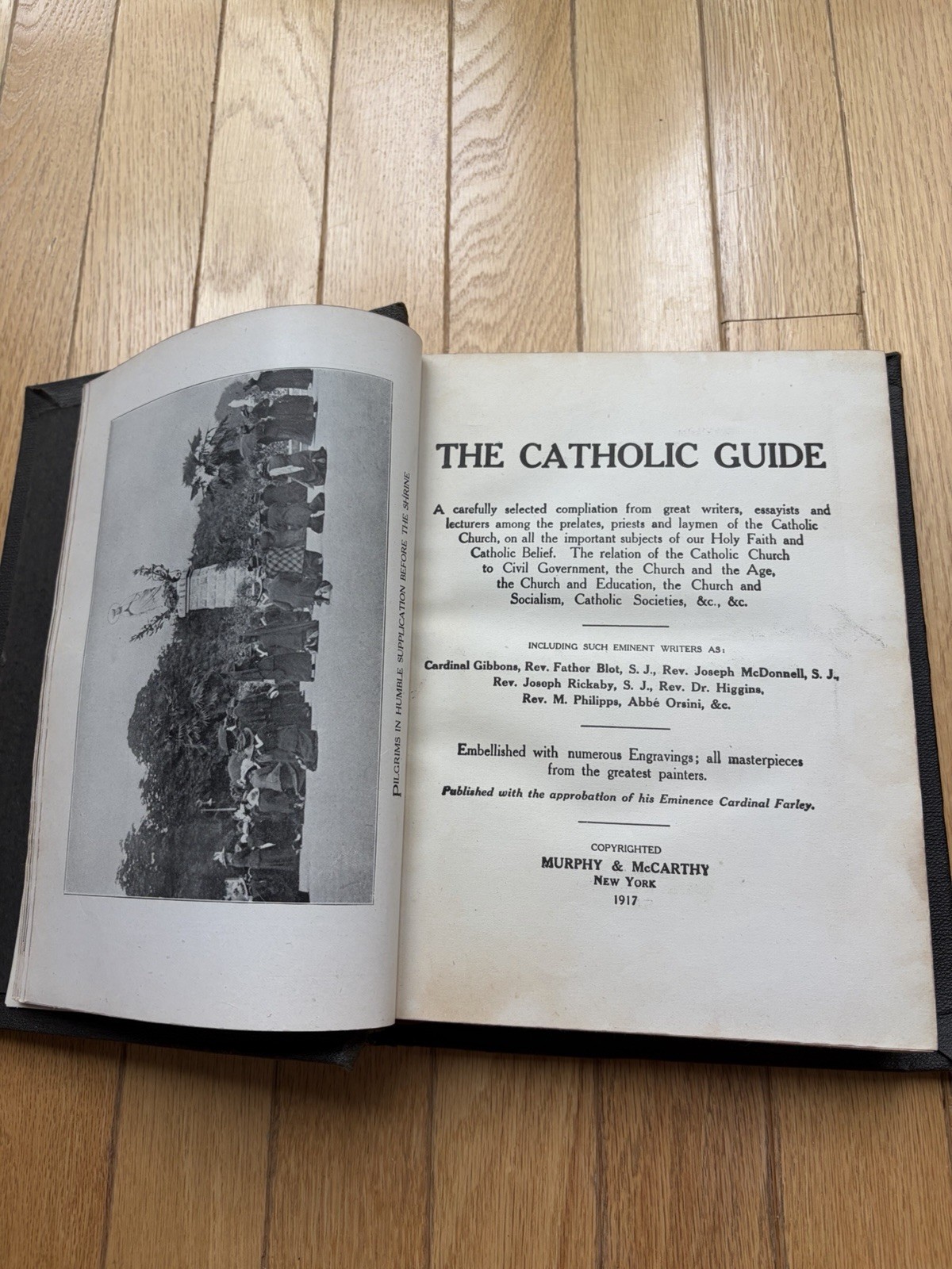 Vintage Murphy & McCarthy The Catholic Guide Illustrated Vol I-II Hardcover 1917