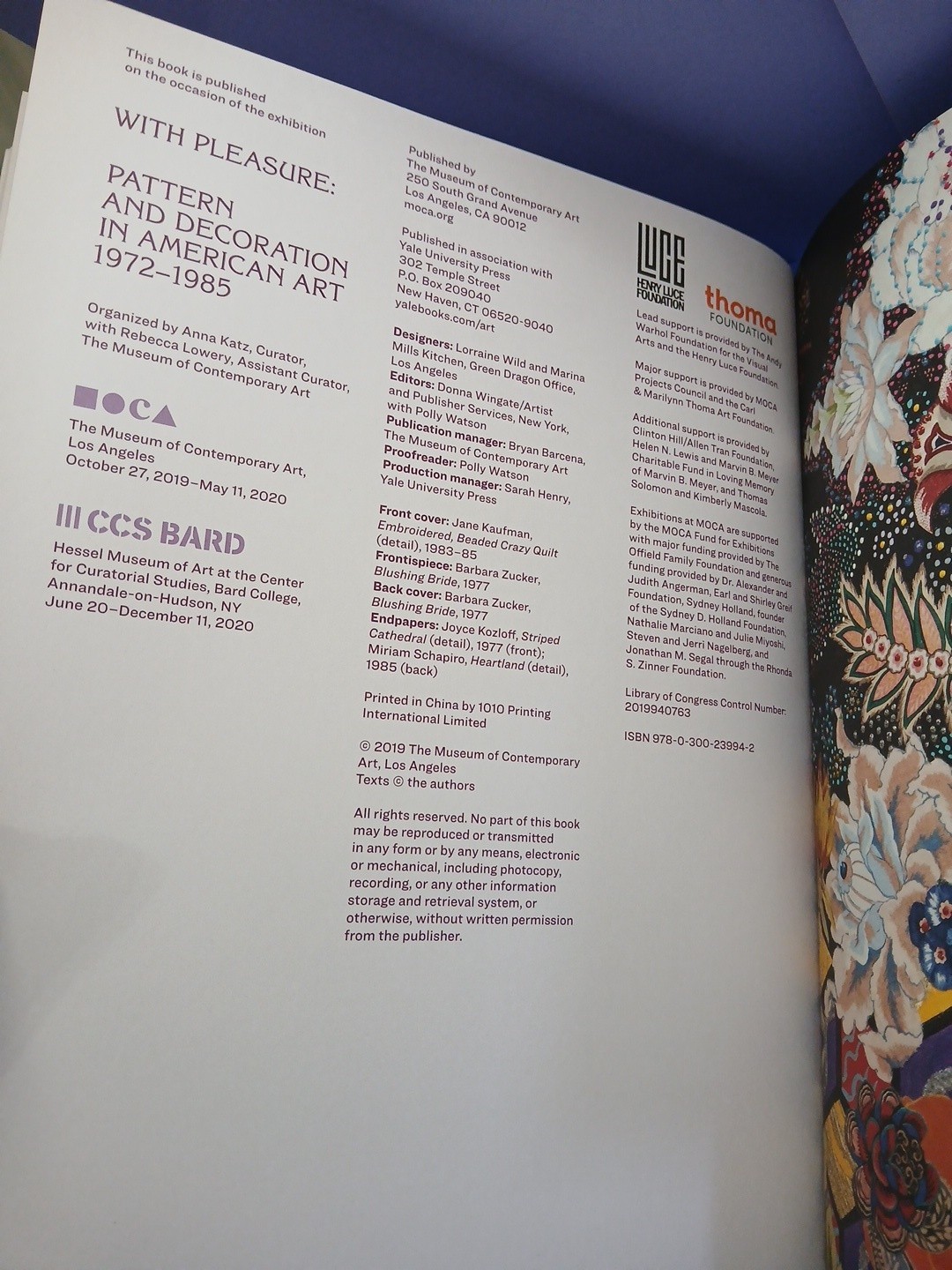 With Pleasure : Pattern and Decoration in American Art 1972-1985 by Elissa…