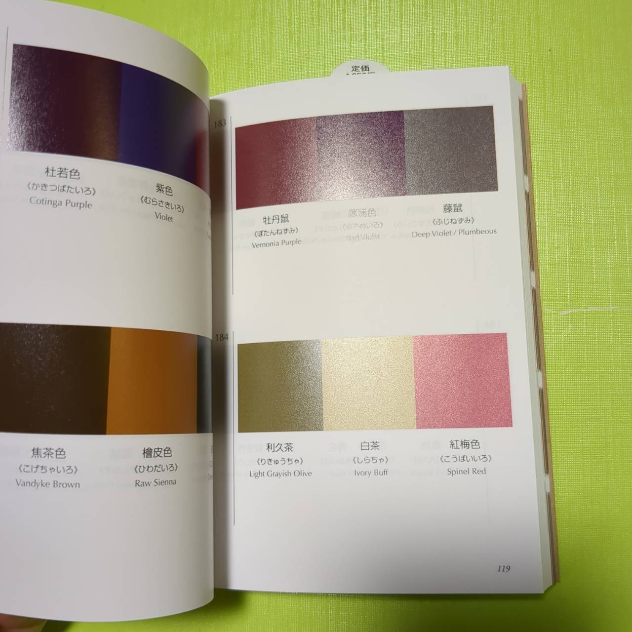 A Dictionary of Color Combinations Vol. 1 and 2 (English and Japanese Notation)