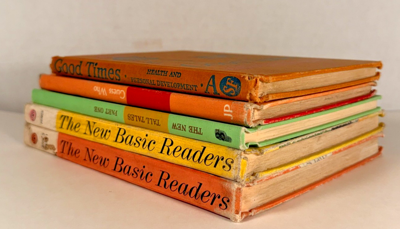 Vintage Elementary Readers Various Years and Publishers, Acceptable Condition