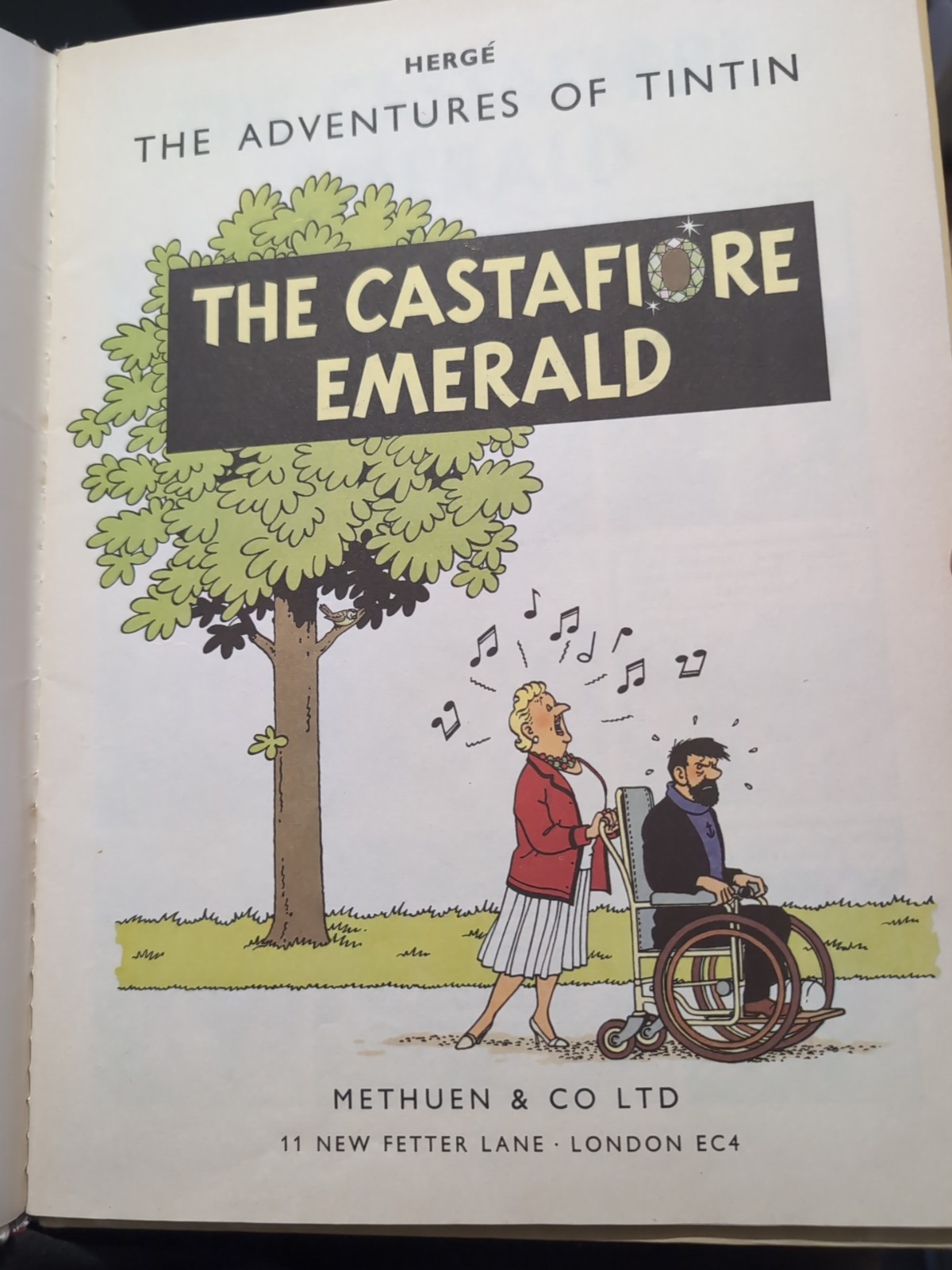 Adventures of Tintin ‚The Castafiore Emerald‘ by Herge 1970 Methuen Hardcover