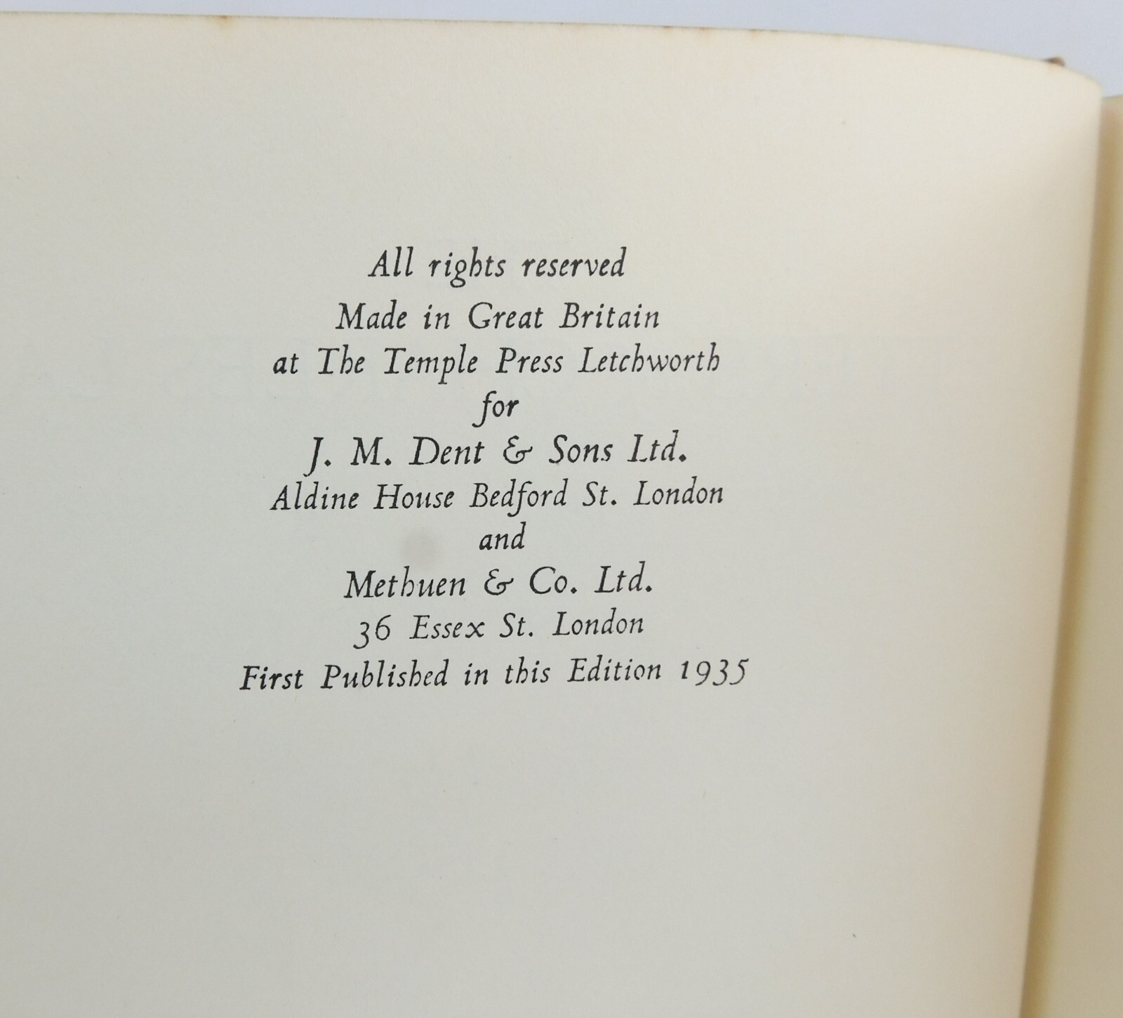Letters Of Charles and Mary Lamb 3 Vol 1935 HC Dent Methuen Great Britain VGC
