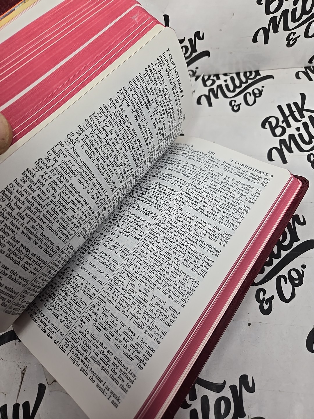 Holy Bible KJW New King James Version Old and New Testaments Bonded Leather RED