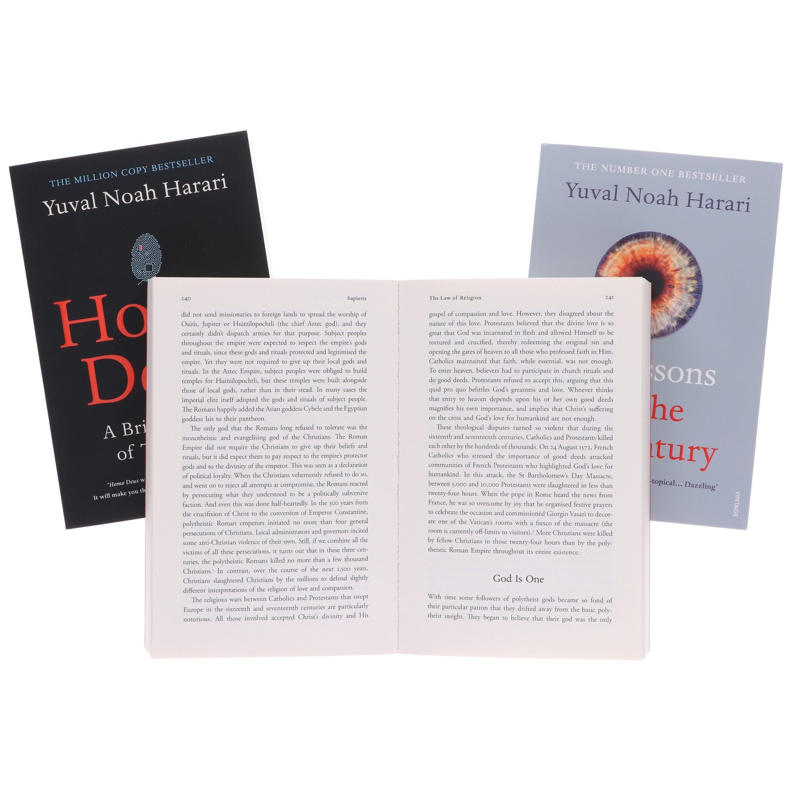 Yuval Noah Harari 3 Books Set Collection – Non-Fiction – Paperback