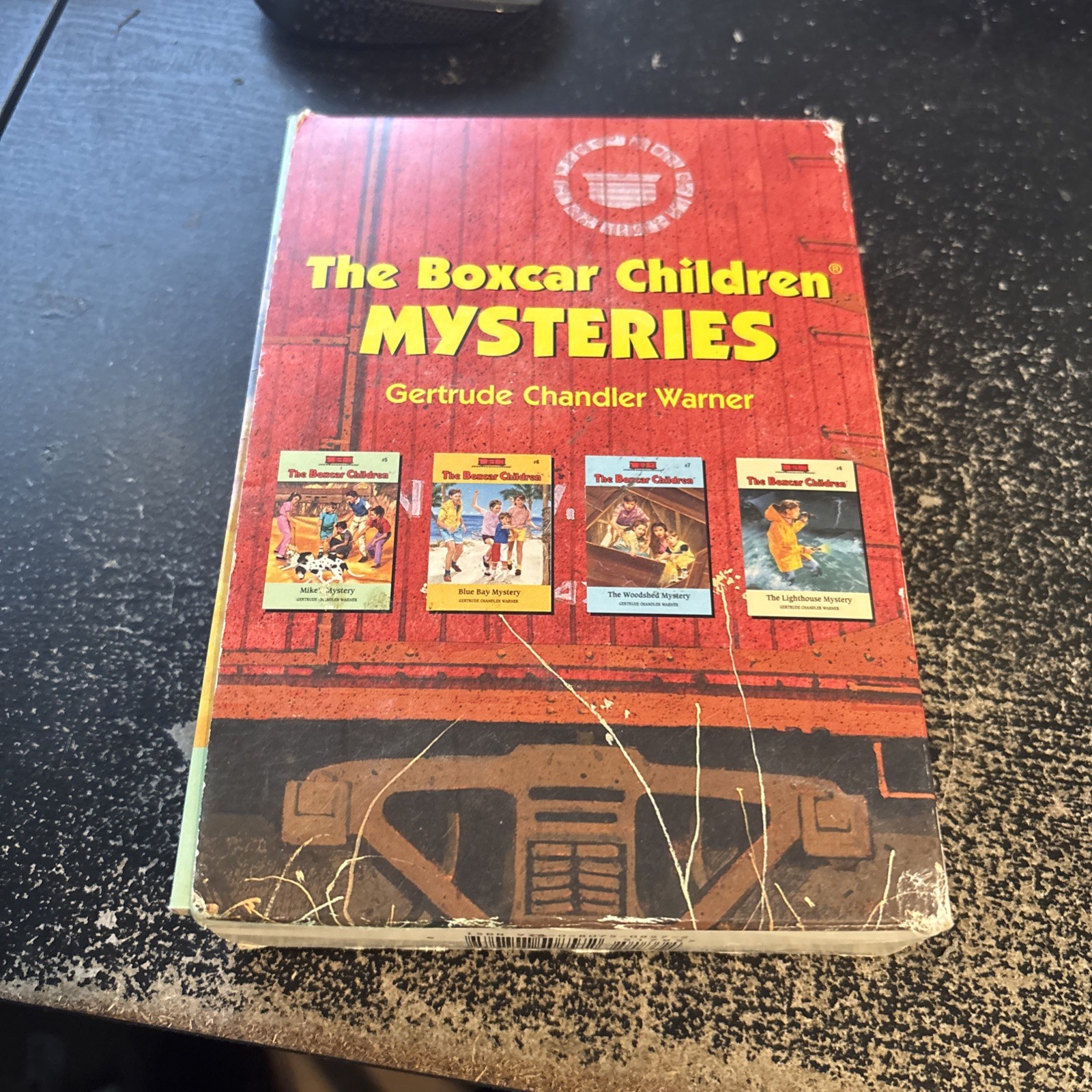 The Boxcar Children Mysteries Paperback Set # 5 6 7 8 Gertrude Warner Box Set
