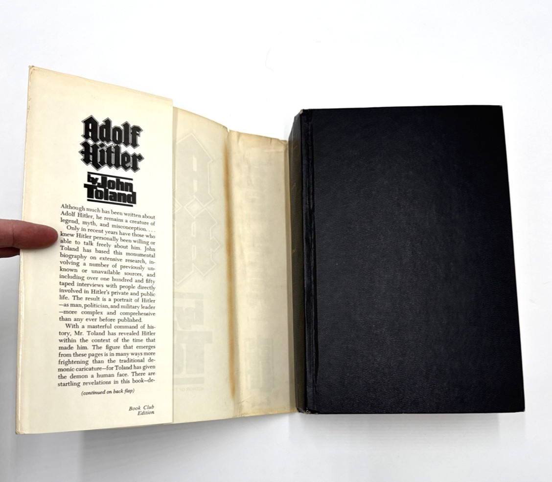Adolf Hitler John Toland HC DJ Volume 1