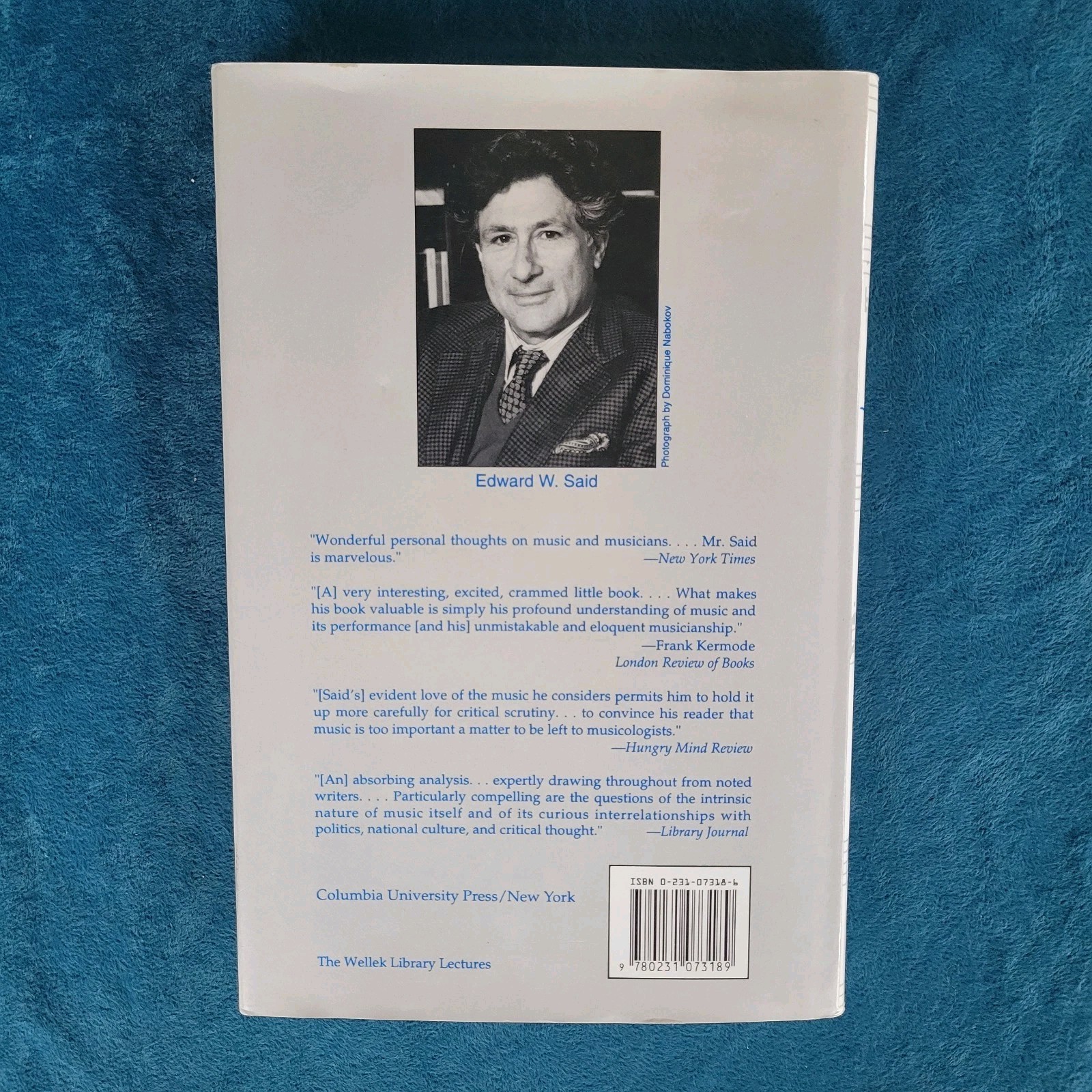 MUSICAL ELABORATIONS ; ISBN 0-231-07318-6 ; HARDCOVER ; 109 PAGES