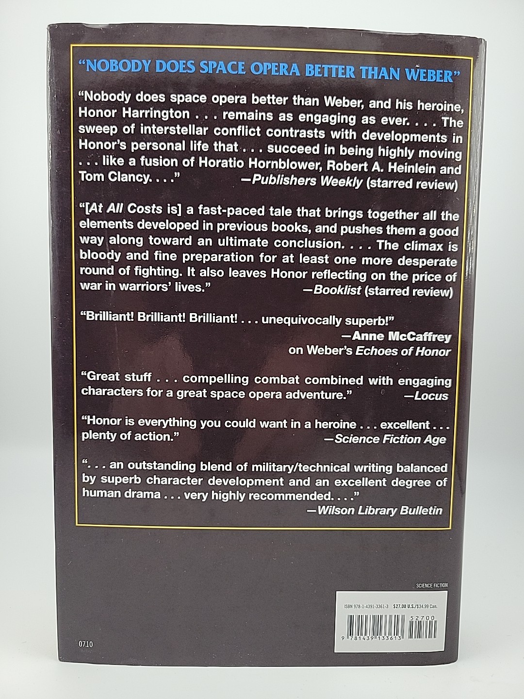Mission of Honor by David Weber (1st/1st Hardcover)