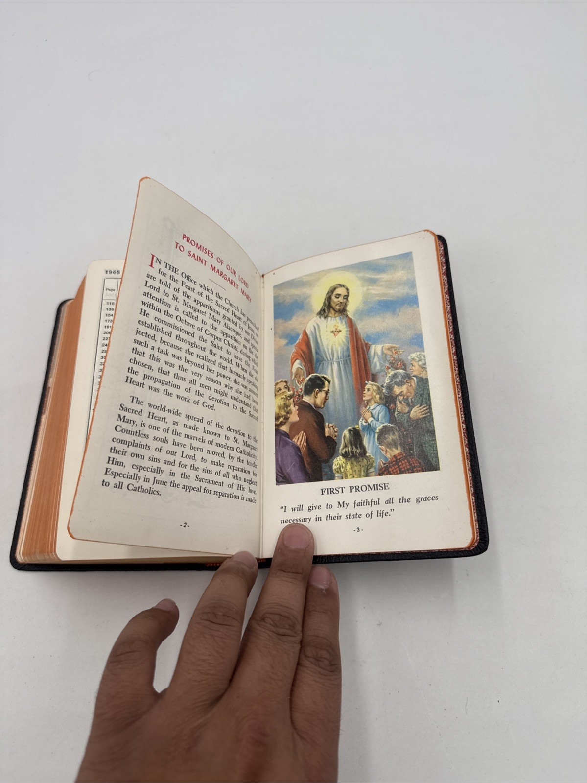 St. Joseph Continuous Catholic Sunday Missal & Hymnal English 1958 Leather