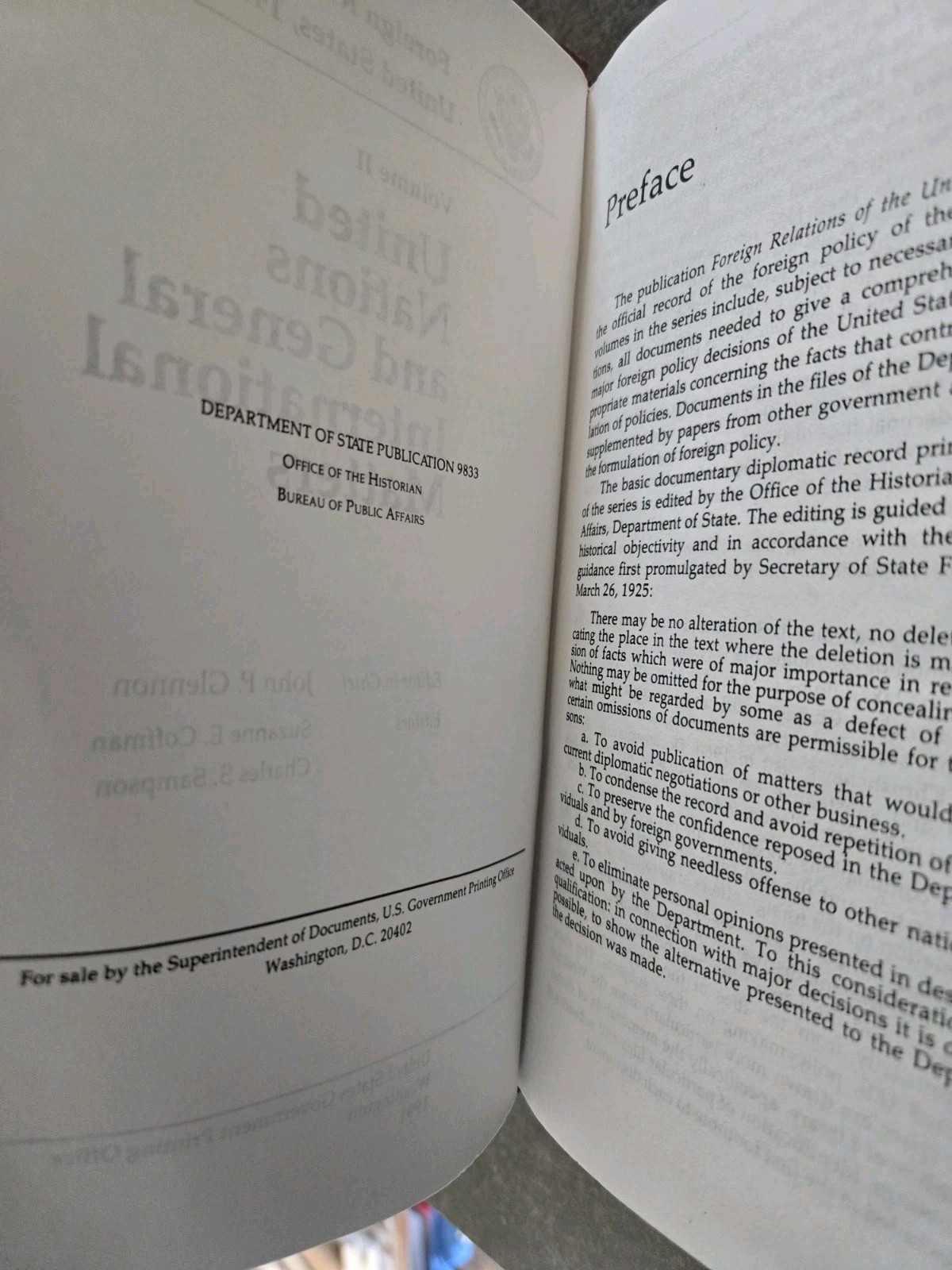Foreign Relations Of The United States 1958-1960 United Nations And General…