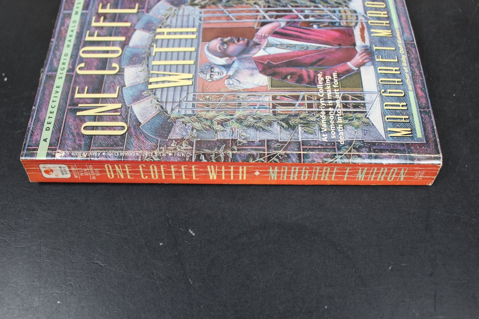 One Coffee With Margaret Maron 1988 Bantam Edition Detective Sigrid Harald PB