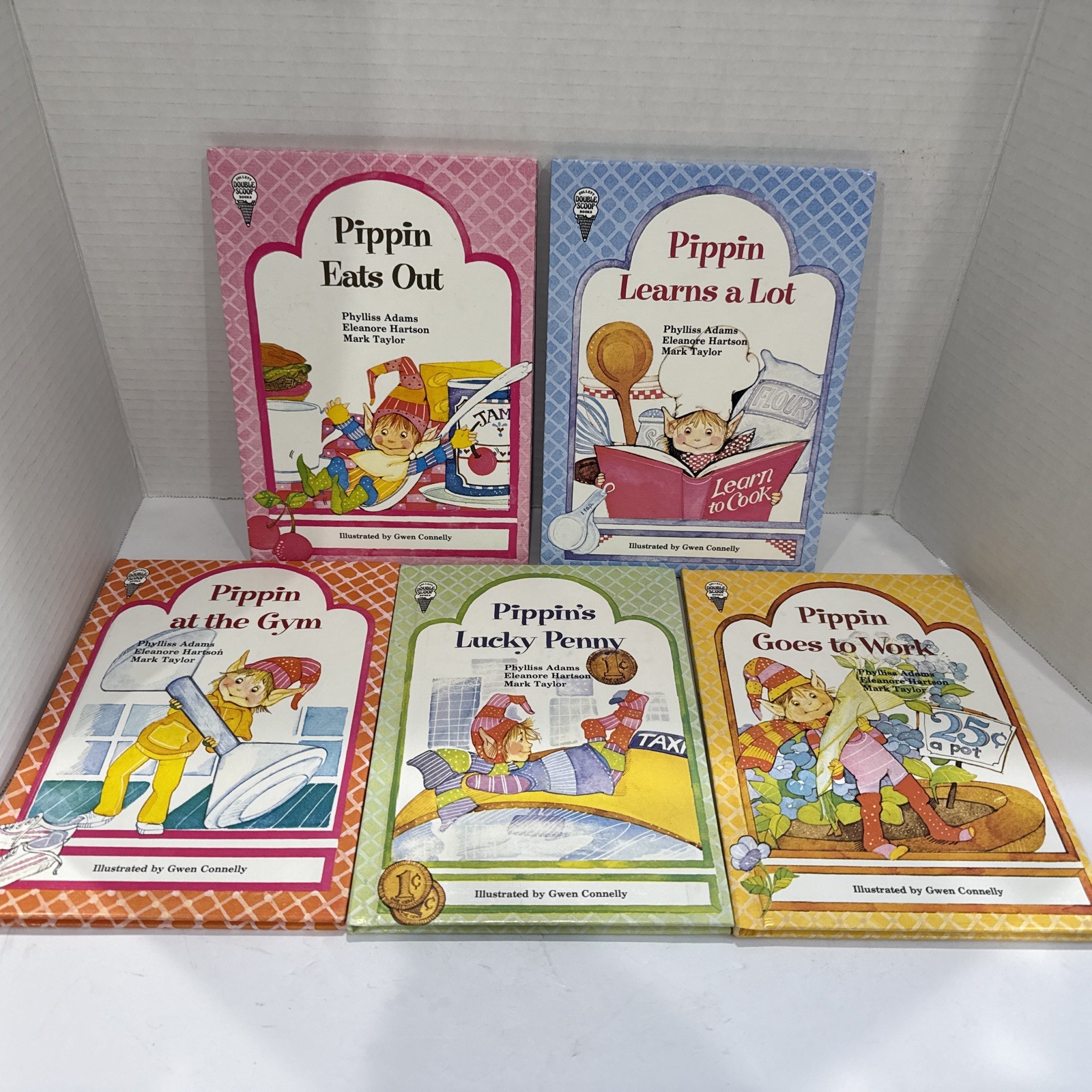 Adventures Of Pippin-Lot Of 5 Hardcover Children’s Books -Adams Hartson Taylor