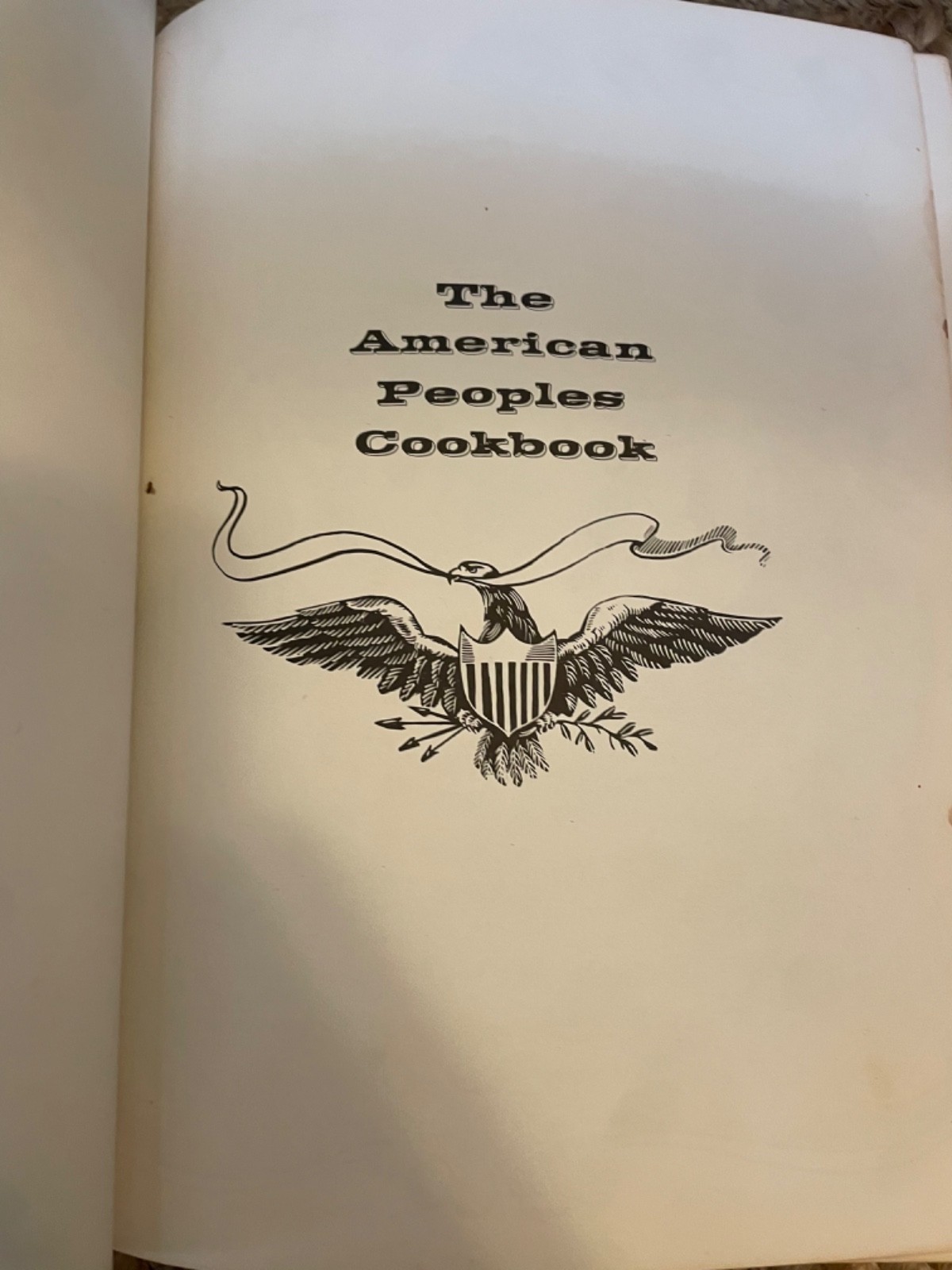 The American peoples cookbook vintage (culinary arts institute version)