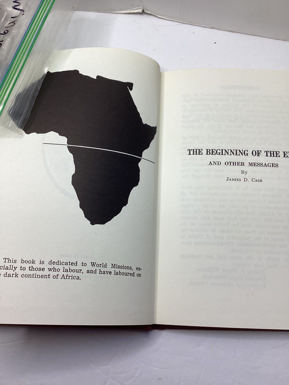 THE BEGINNING OF THE End And Other messages By James Case 1973 Spiritual