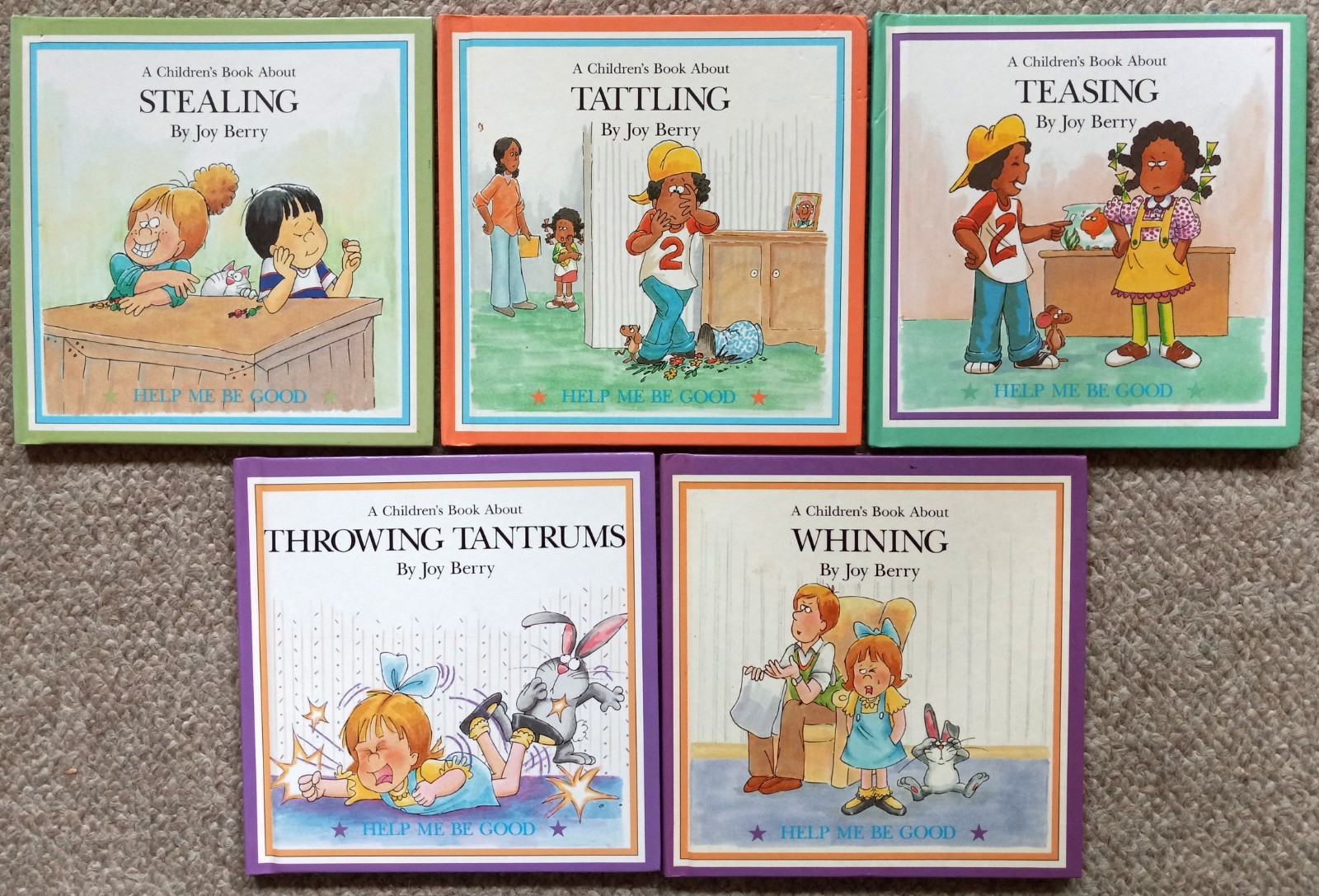 COMPLETE SET of 29 Vintage 80s-HELP ME BE GOOD-Behavior-Morals-Manners-JOY BERRY