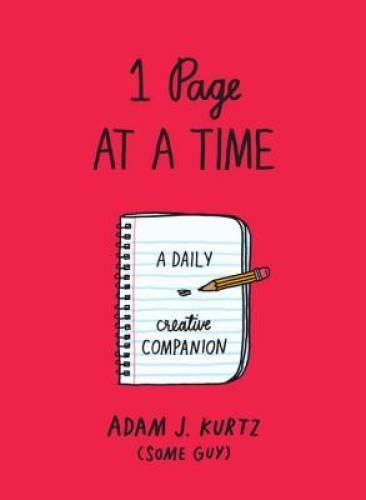 1 Page at a Time (Red): A Daily Creative Companion – Paperback – GOOD