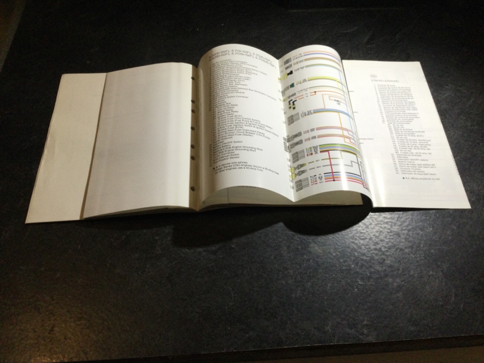 Volvo Penta 3.0L 4.3L, 5.0L, 5.7L, 8.1L Wiring Diagrams Workshop Manual L4 V6 V8