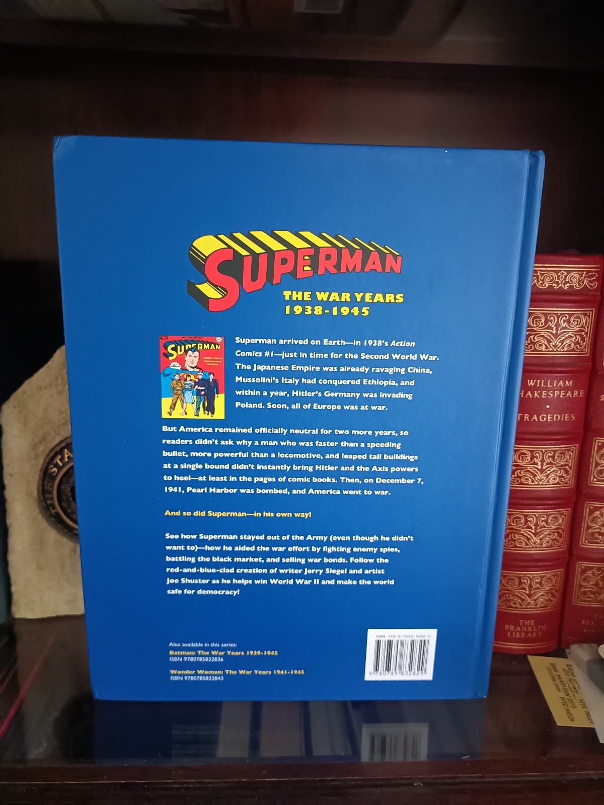 Superman: War Years 1938-1945_Roy Thomas_HCDJ_DC Comics_Very Good