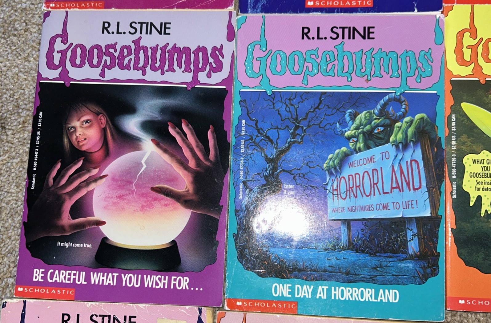 32 Vtg Goosebumps Books by RL Stine – See Pics & Description