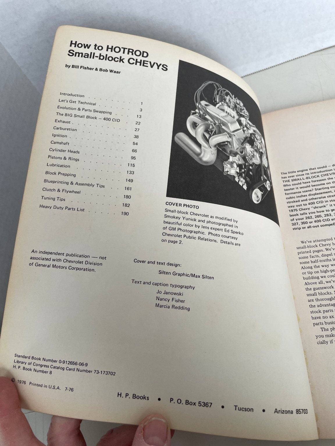 How to Hotrod Small-block Chevys Bill Fisher 1976 Automotive Performance H. P