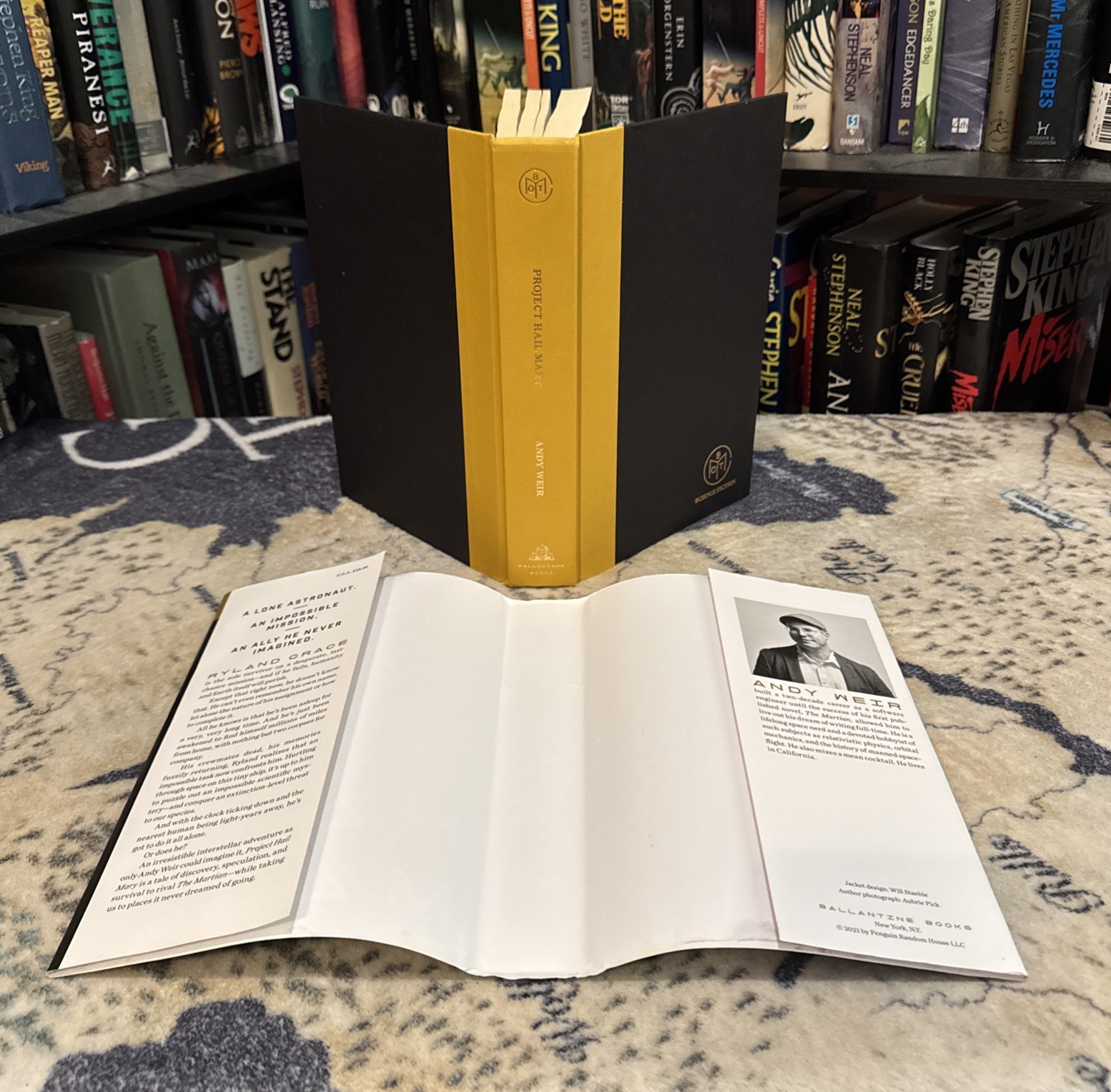 Project Hail Mary – Andy Weir (2021, Hardcover) Collectible BOTM Edition, FAIR