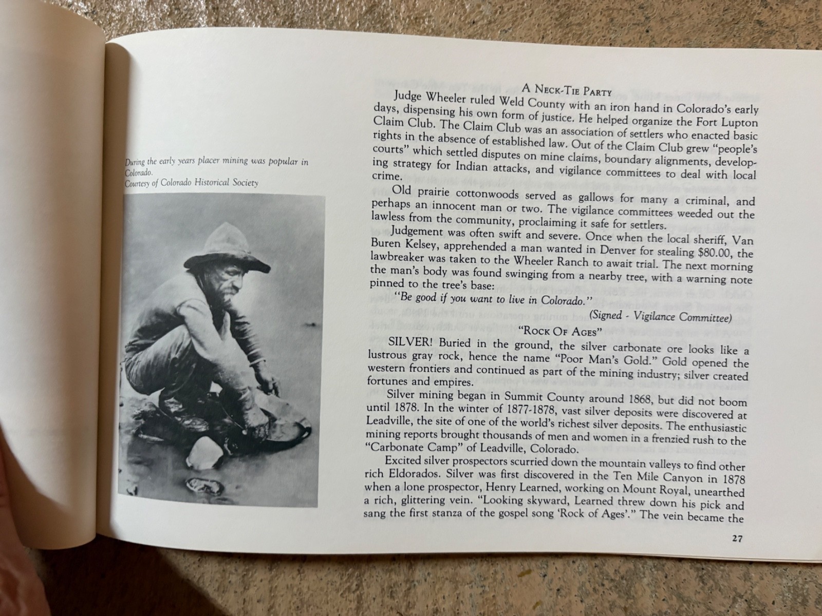 Echoes of the Past: Copper Mountain, Colorado by Janet Marie Clawson (pb 1986)