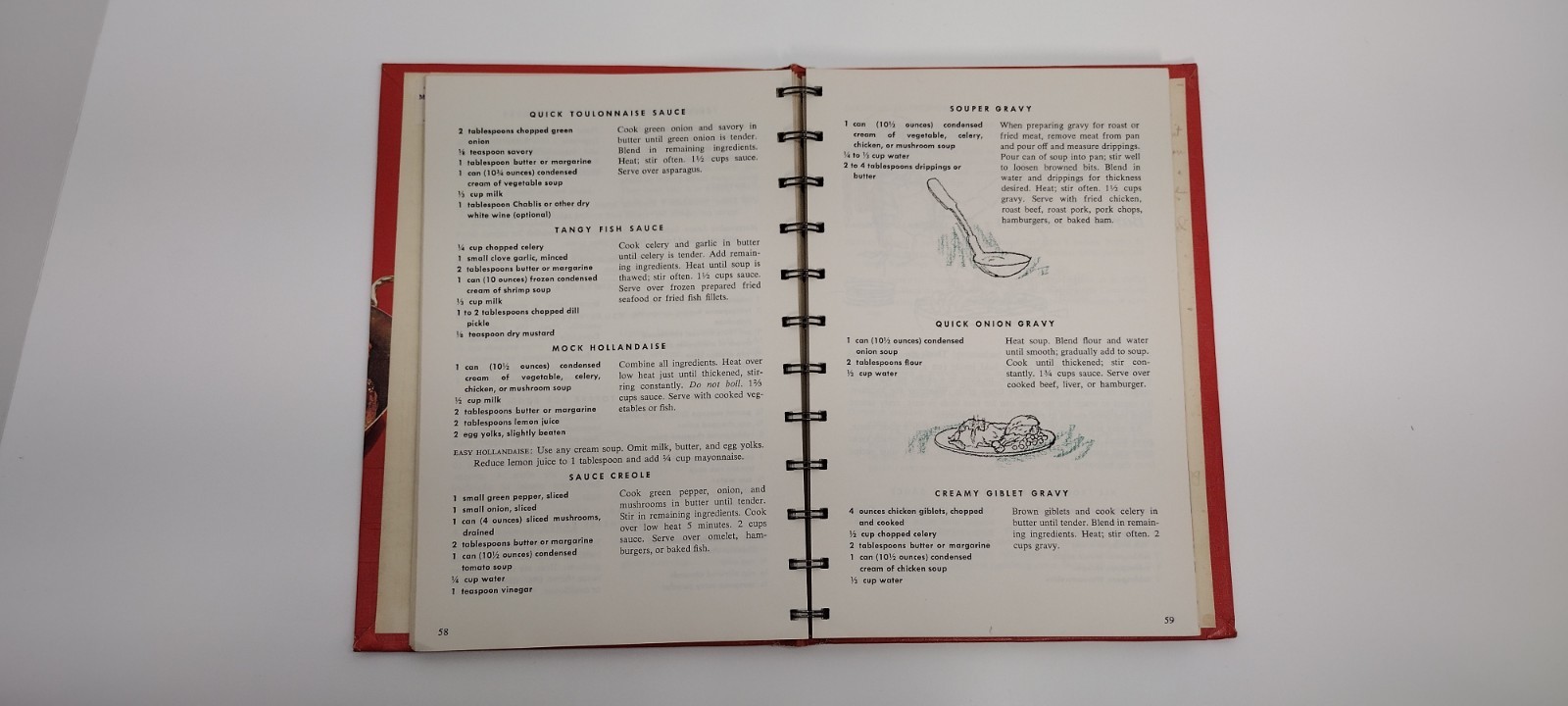 Cooking with Soup A Campbell Cookbook 1965 1st Edition Spiral Bound Hardcover