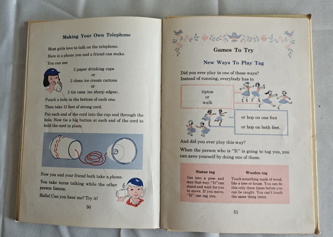 The Bluebird Wish Comes True Book 1960 Campfire Girls HC Illustrated Complete VG