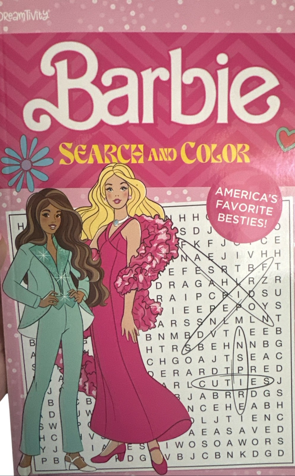 The Barbie Word Search Paperback Book approx. 8 x 10.75 inches 31 Word Search