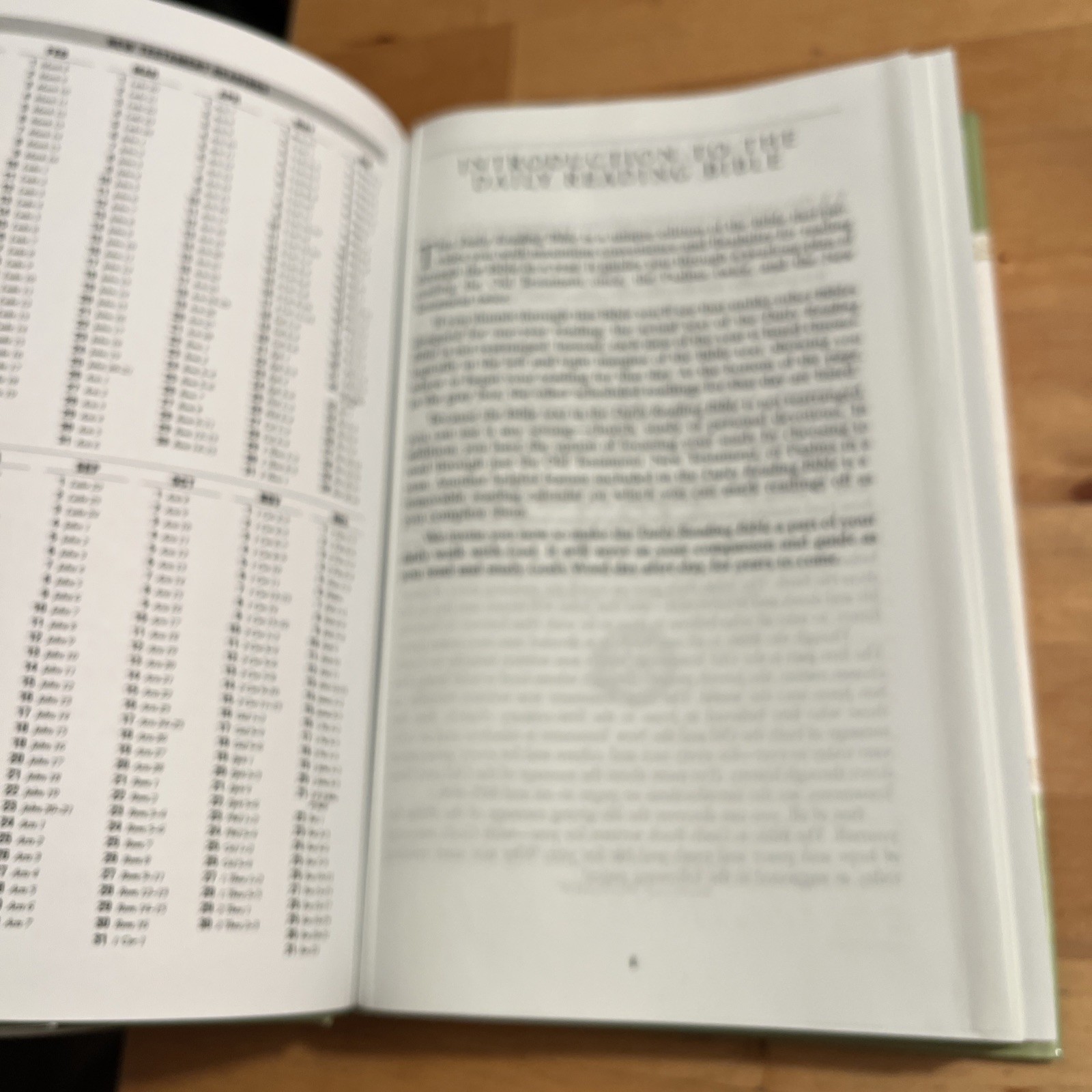 ESV Daily Reading Bible, Hardcover, Through The Bible In One Year – VERY GOOD