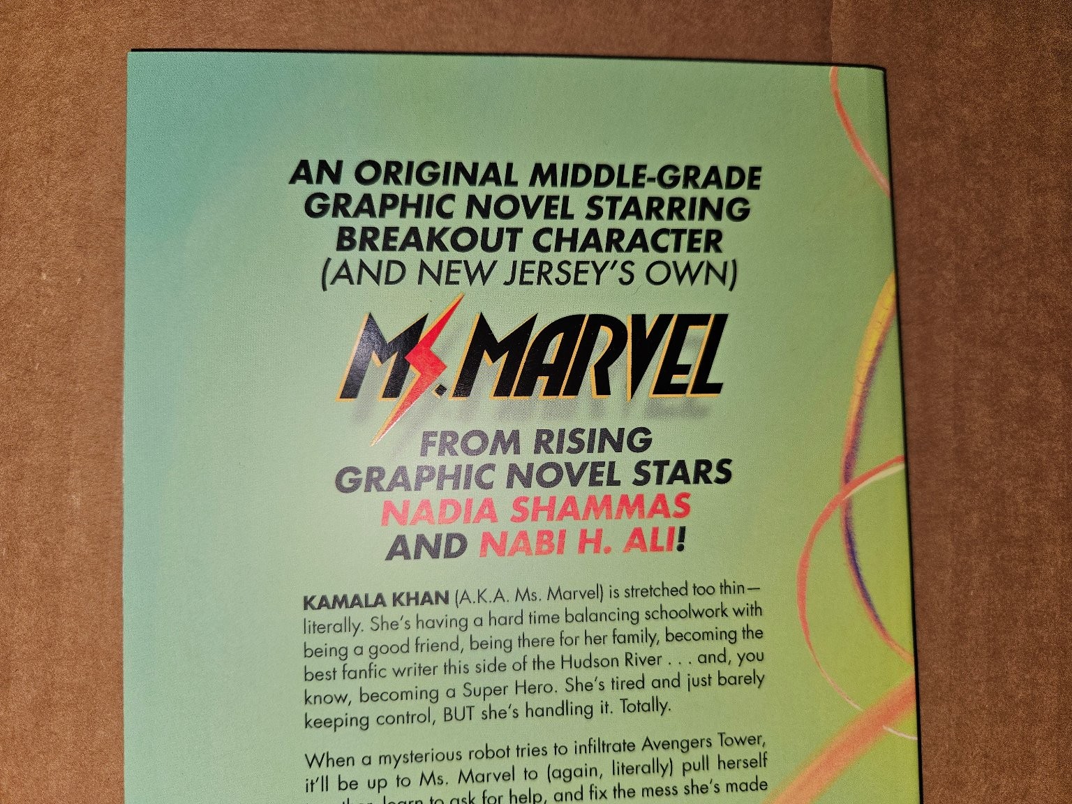 Ms. Marvel Stretched Thin Graphic Novel Marvel Nadia Shammas Nabi Ali
