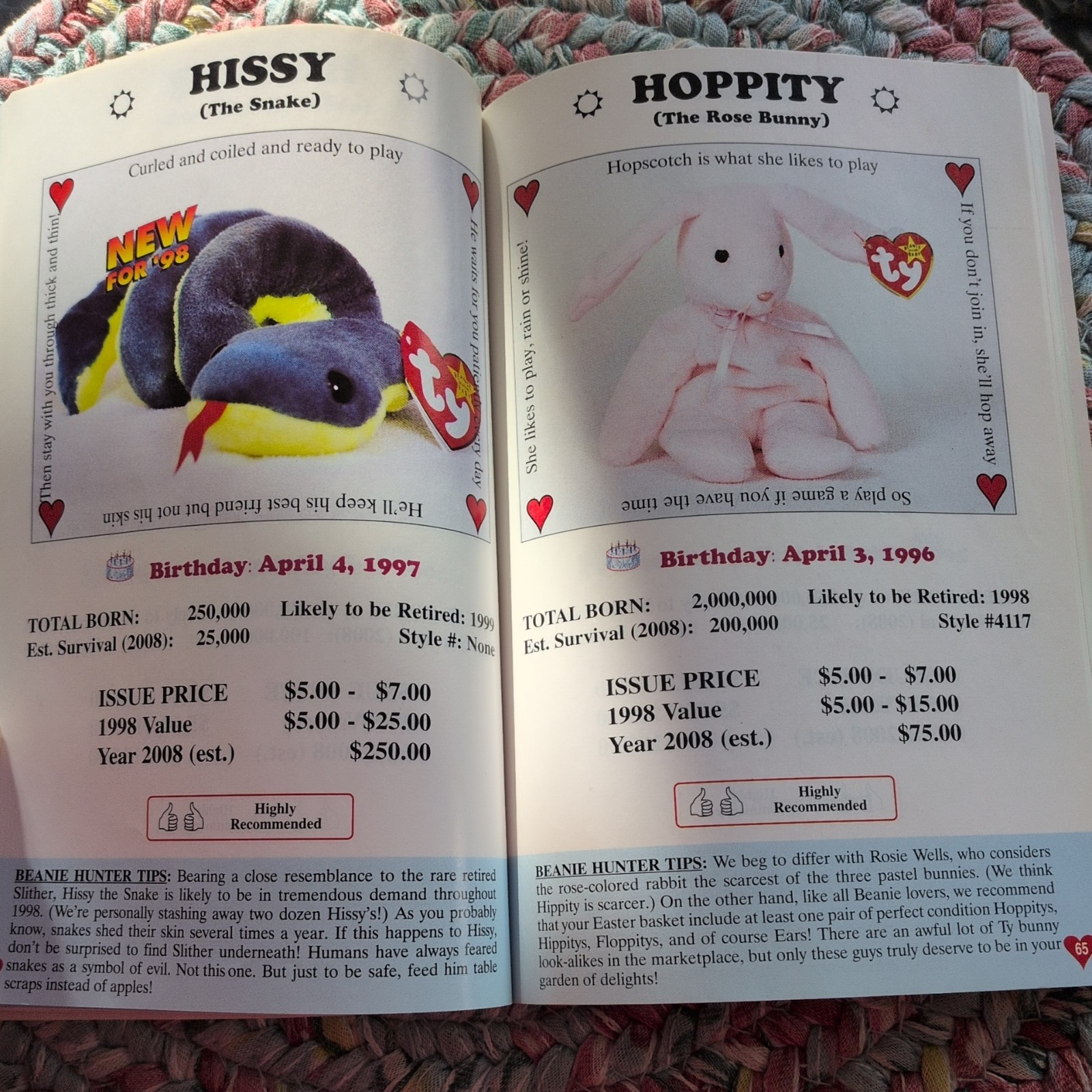 The Beanie Baby Handbook: 1998 Edition – Paperback By Les Fox – GOOD