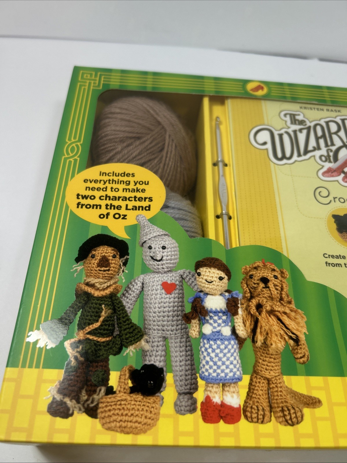 Wizard of Oz Crochet by Kristen Rask | Makes 12 Characters | Paperback / Kit