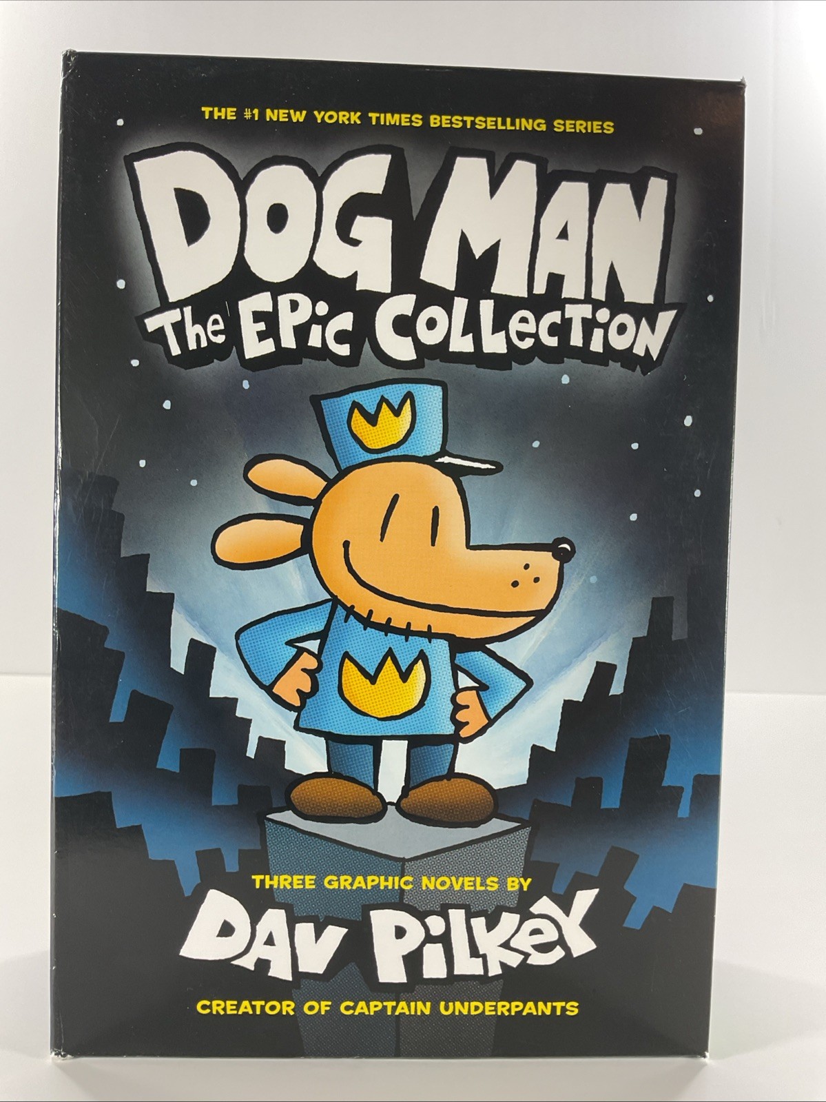 Dog Man The Epic Collection Graphic Novels Lot of 3 Box Set HC by Dav Pilkey