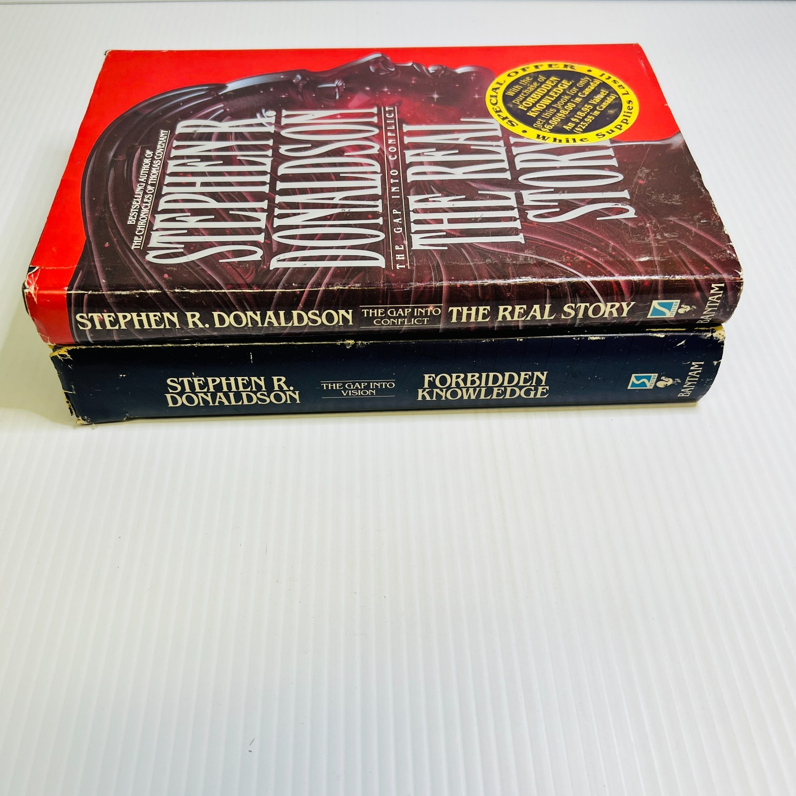 Gap Into Conflict: The Real Story & Gap Into Vision: Forbidden Knowledge 1ST ED