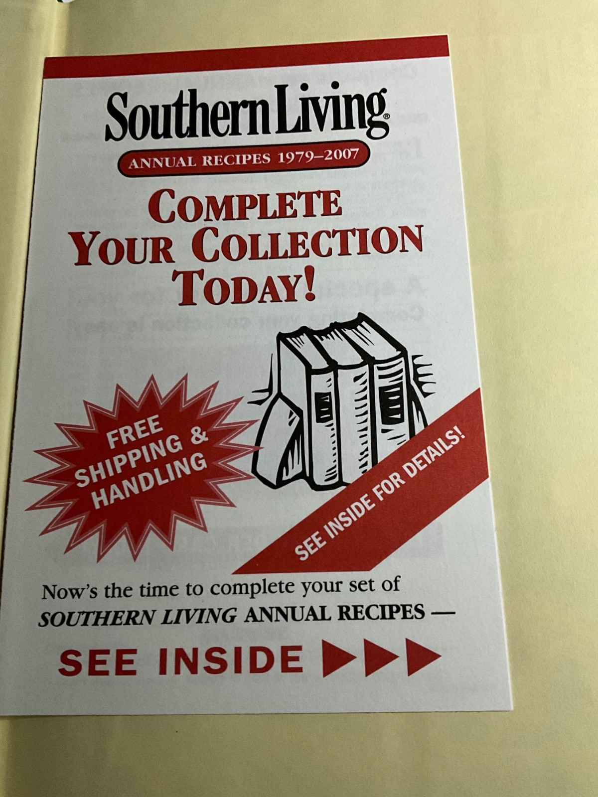 Southern Living 2007 Annual Recipes Cookbook (Hardcover) 368 Pages Color Photos