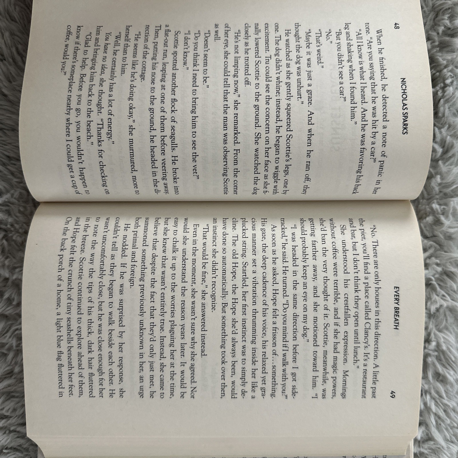 Every Breath Hardcover 2018 Book by Nicholas Sparks: Very Good Condition
