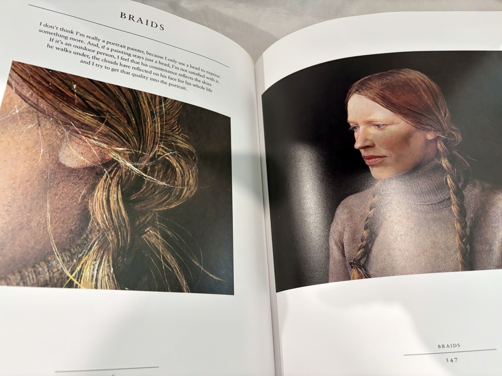 Vintage 1987 Andrew Wyeth “The Helga Pictures” Art Exhibition Coffee Table Book