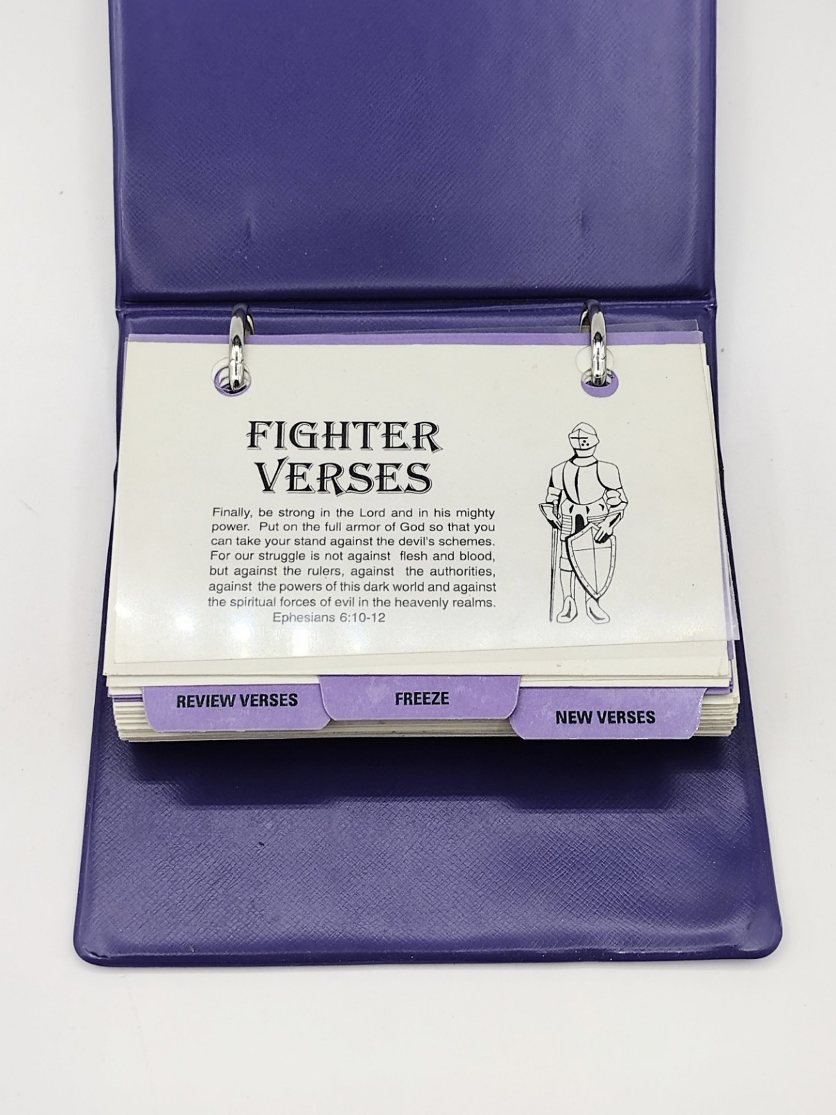 Fighter Verses Bible Verse Memorization Cards, Desiring God Ministries, 1984 NIV
