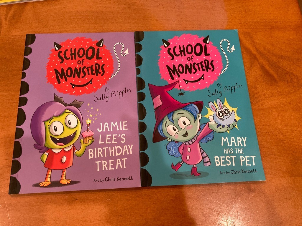 School of Monsters 5 Paperback Book Lot Tim Sam Lee Mary Pete…
