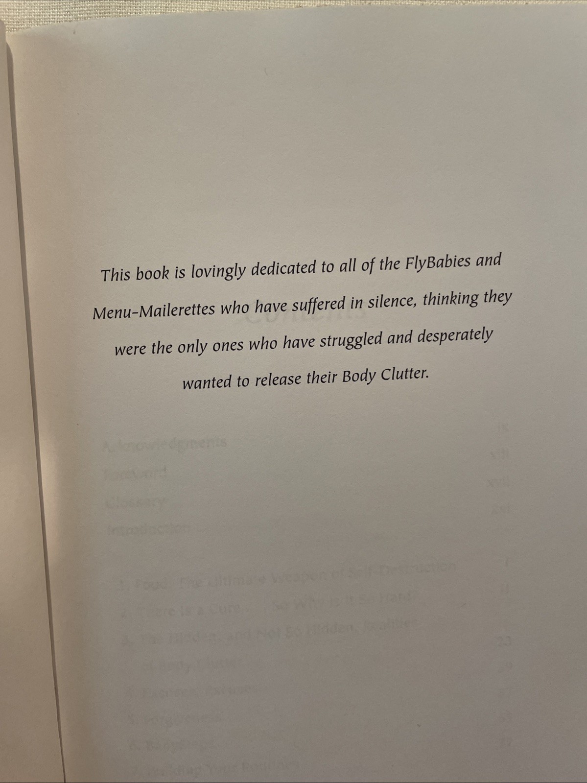 Body Clutter : Love Your Body, Love Yourself by Marla Cilley and Leanne Ely