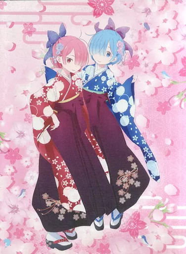 Banpresto Re:ZERO Original Illustration Board 11.8×15.7in Anime Canvas 2018
